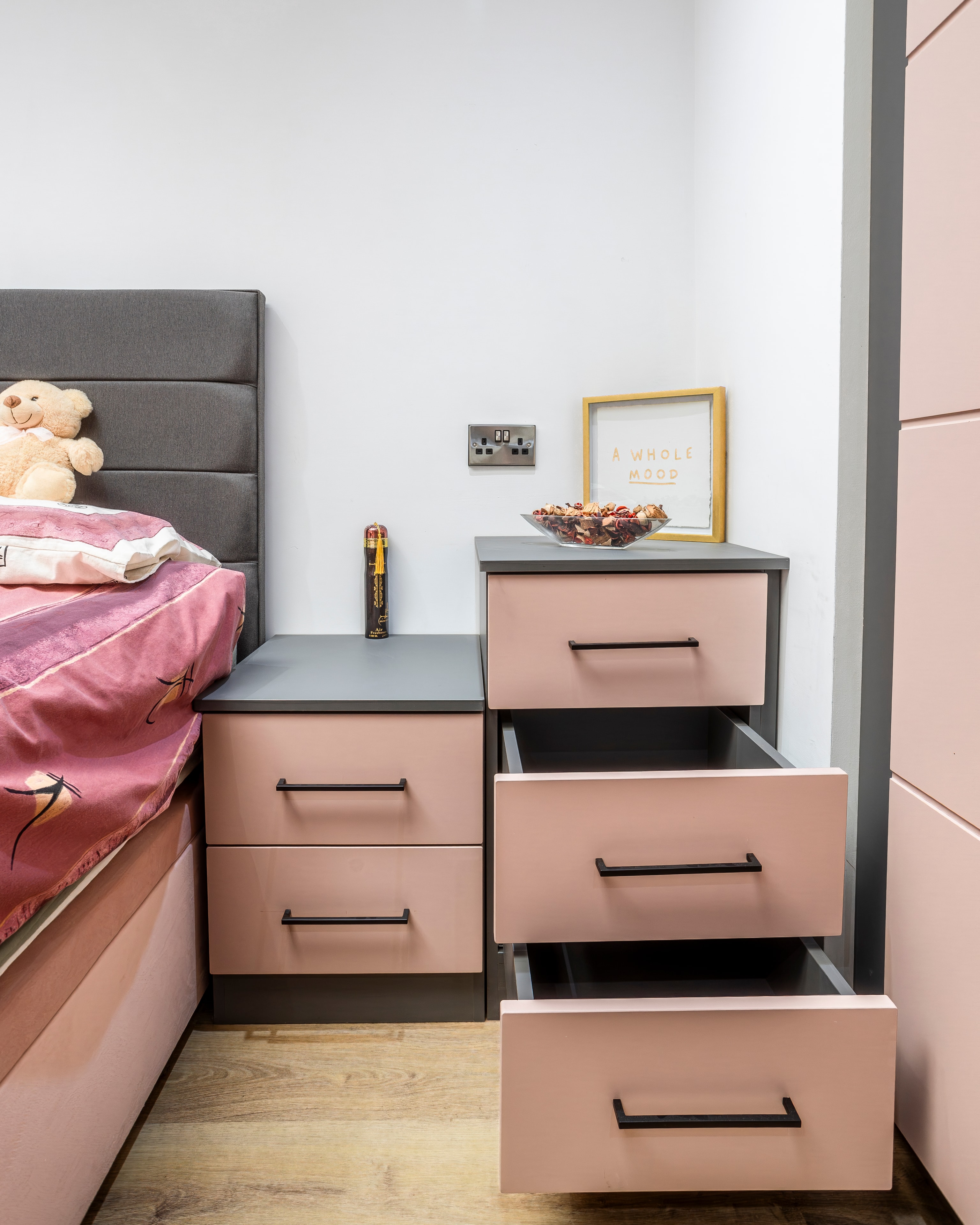 Pink bedroom